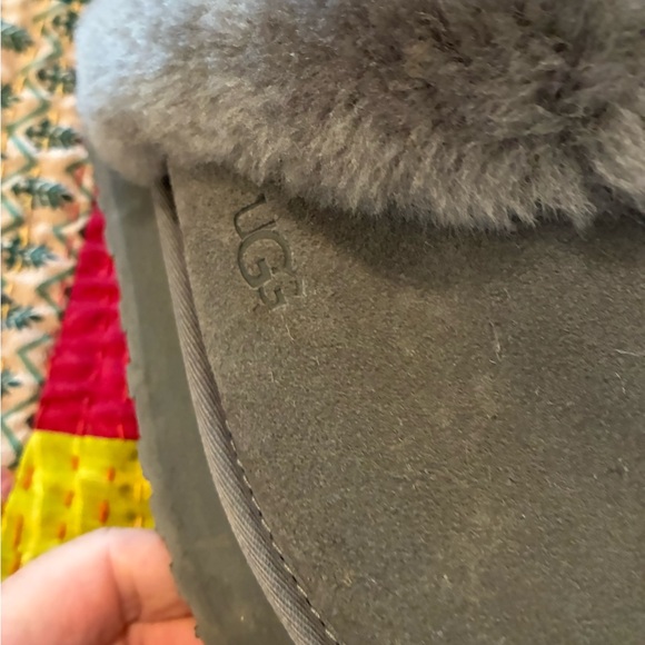 UGG Charcoal Plush Slippers - Picture 11 of 11
